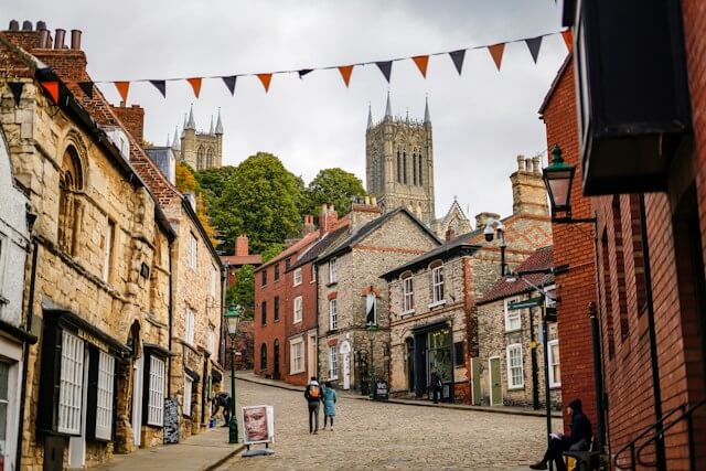 Steep hill in Lincoln